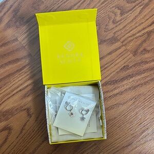Kendra Scott Silver Star Hoop Earrings